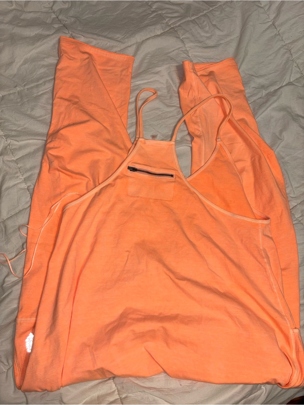 FP Movement by Free People Peachy/Coral Sleeveless Hot Shot onesie - Picture 4 of 4